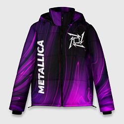 Куртка зимняя мужская Metallica violet plasma, цвет: 3D-черный