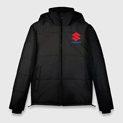 Куртка зимняя мужская Suzuki - карбон, цвет: 3D-черный