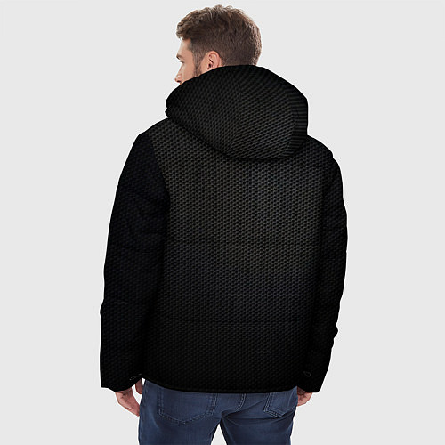 Мужская зимняя куртка Suzuki - карбон / 3D-Светло-серый – фото 4