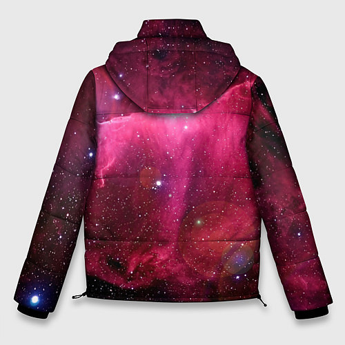 Мужская зимняя куртка Рубиновая туманность / 3D-Черный – фото 2