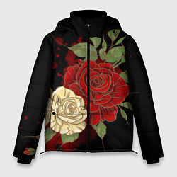 Мужская зимняя куртка Прекрасные розы