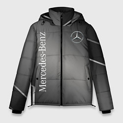 Мужская зимняя куртка Mercedes абстракция карбон