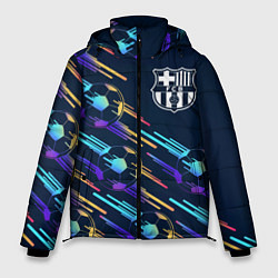 Мужская зимняя куртка Barcelona градиентные мячи