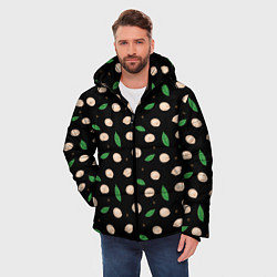 Куртка зимняя мужская Пельмени с лавровым листом и перцем, набор, цвет: 3D-черный — фото 2