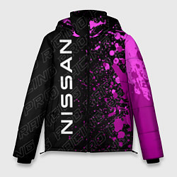 Куртка зимняя мужская Nissan pro racing: по-вертикали, цвет: 3D-черный