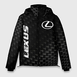 Мужская зимняя куртка Lexus карбоновый фон