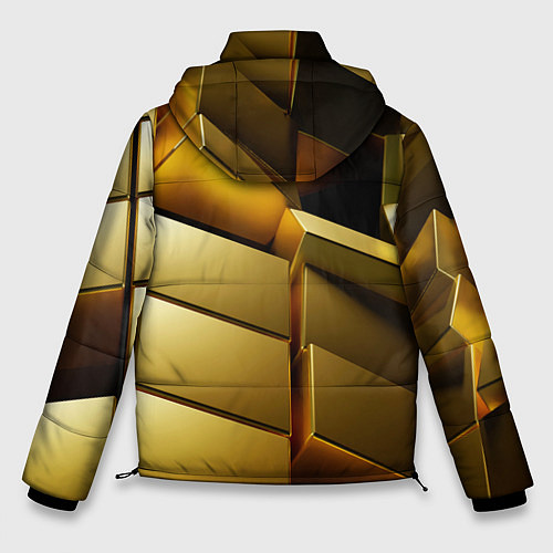 Мужская зимняя куртка Золото / 3D-Черный – фото 2