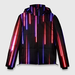 Куртка зимняя мужская Метеоритный дождь, цвет: 3D-красный