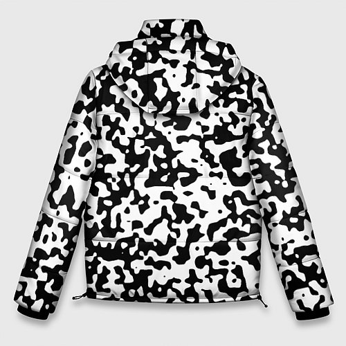 Мужская зимняя куртка Камуфляж Cowskin мелкий / 3D-Черный – фото 2