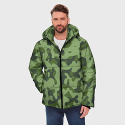 Куртка зимняя мужская Камуфляж ВСР-93 Флора - Арбуз, цвет: 3D-черный — фото 2