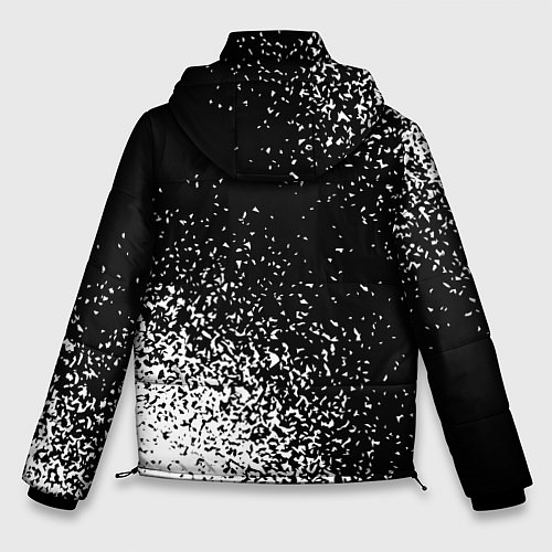 Мужская зимняя куртка Paramore и рок символ на темном фоне / 3D-Черный – фото 2