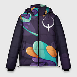 Куртка зимняя мужская Quake graffity splash, цвет: 3D-черный