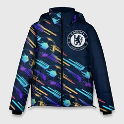 Куртка зимняя мужская Chelsea градиентные мячи, цвет: 3D-черный