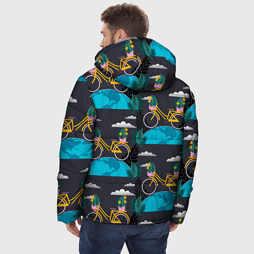 Мужская зимняя куртка Велопрогулка / 3D-Светло-серый – фото 4