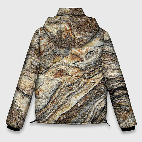 Мужская зимняя куртка Камень stone / 3D-Черный – фото 2
