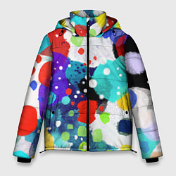 Куртка зимняя мужская Яркая зима, цвет: 3D-красный