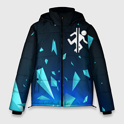 Куртка зимняя мужская Portal взрыв частиц, цвет: 3D-черный