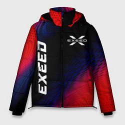 Мужская зимняя куртка Exeed красный карбон