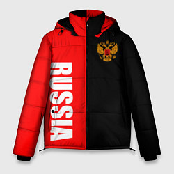 Мужская зимняя куртка Россия: Черно-красный