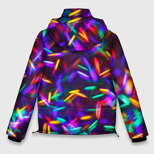 Мужская зимняя куртка Цветомузыка / 3D-Черный – фото 2