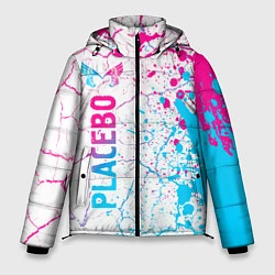 Мужская зимняя куртка Placebo neon gradient style: по-вертикали