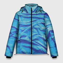Куртка зимняя мужская Мятая ткань - fashion - wave, цвет: 3D-черный