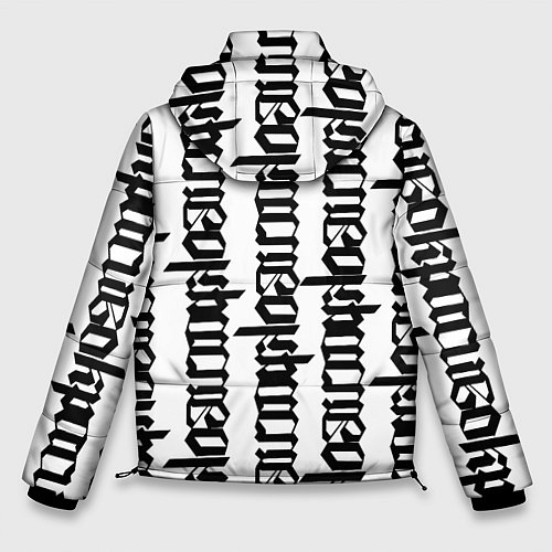 Мужская зимняя куртка Готика / 3D-Черный – фото 2