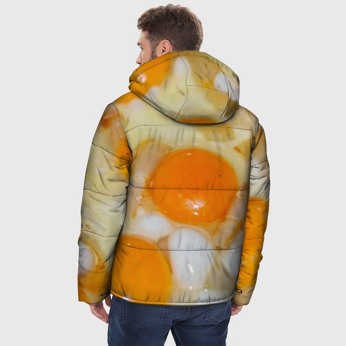 Мужская зимняя куртка Яичница с салом / 3D-Светло-серый – фото 4