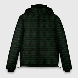Куртка зимняя мужская Однотонный двоичный код, цвет: 3D-светло-серый