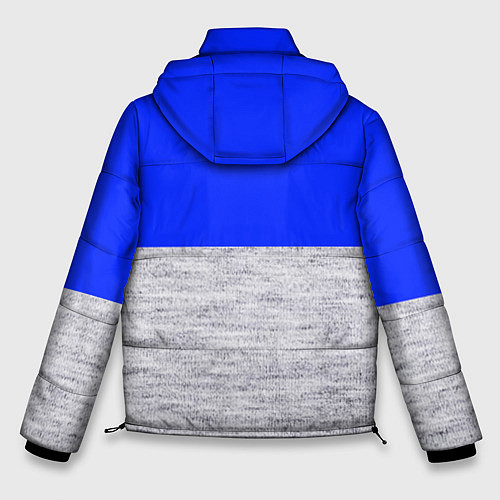 Мужская зимняя куртка Merry Christmas синий / 3D-Черный – фото 2
