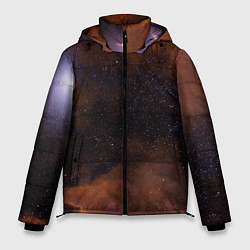 Куртка зимняя мужская Космос и множество звёзды, цвет: 3D-черный
