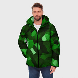 Куртка зимняя мужская Коллекция зеленых изумрудов, цвет: 3D-черный — фото 2