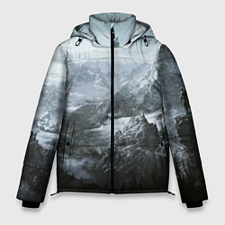 Куртка зимняя мужская Природа Скайрима, цвет: 3D-черный