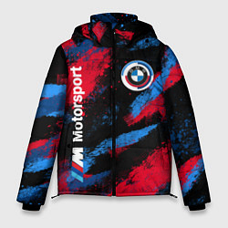 Куртка зимняя мужская BMW - буйство красок, цвет: 3D-черный