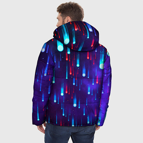 Мужская зимняя куртка Neon rain / 3D-Светло-серый – фото 4