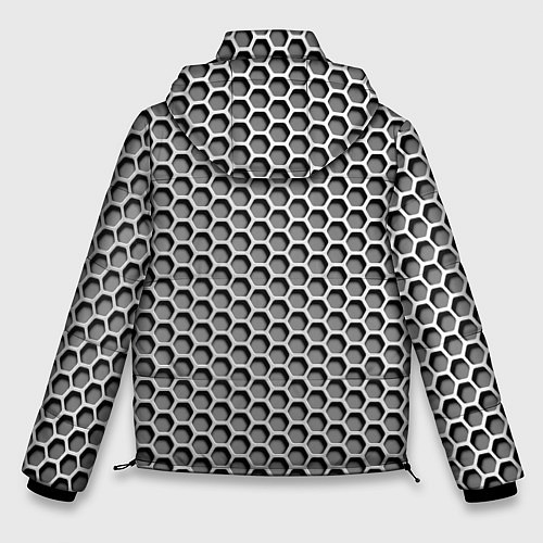 Мужская зимняя куртка Металлическая кольчуга / 3D-Черный – фото 2