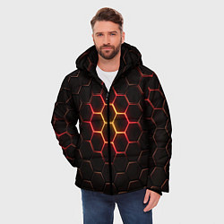 Куртка зимняя мужская Cyberpunk stiill, цвет: 3D-черный — фото 2