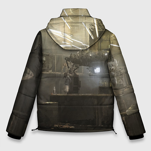 Мужская зимняя куртка STALKER Одиночка и бармен / 3D-Черный – фото 2