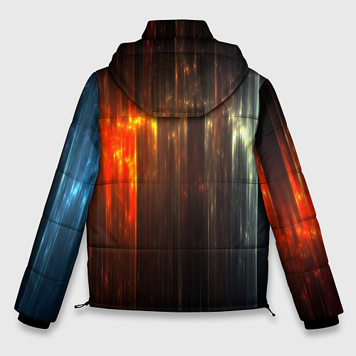 Мужская зимняя куртка Космос сияние / 3D-Черный – фото 2