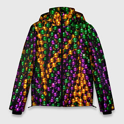Куртка зимняя мужская Разноцветные буссы, цвет: 3D-светло-серый