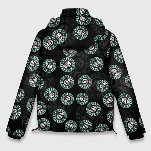 Мужская зимняя куртка Seattle grunge эмблемы / 3D-Черный – фото 2
