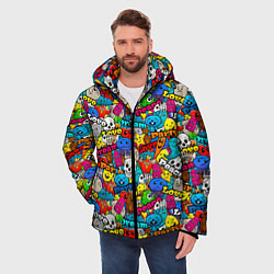 Куртка зимняя мужская Dream party, цвет: 3D-светло-серый — фото 2