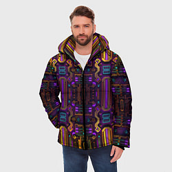 Куртка зимняя мужская Нейроарт 2077, цвет: 3D-черный — фото 2