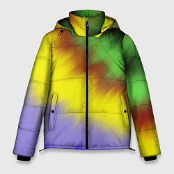 Куртка зимняя мужская Яркий Тай-Дай, цвет: 3D-красный