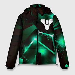 Куртка зимняя мужская Destiny разлом плит, цвет: 3D-черный