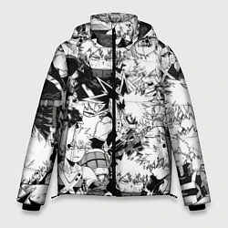 Куртка зимняя мужская Кацуки Бакуго - Моя геройская академия, цвет: 3D-черный