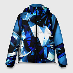 Куртка зимняя мужская Crystal blue form, цвет: 3D-черный