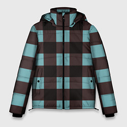 Куртка зимняя мужская Цветная плитка мозаика, цвет: 3D-черный