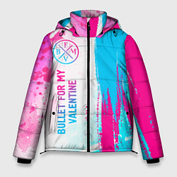 Куртка зимняя мужская Bullet For My Valentine neon gradient style: по-ве, цвет: 3D-черный