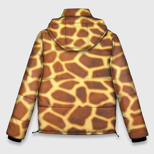Мужская зимняя куртка Жирафа / 3D-Черный – фото 2